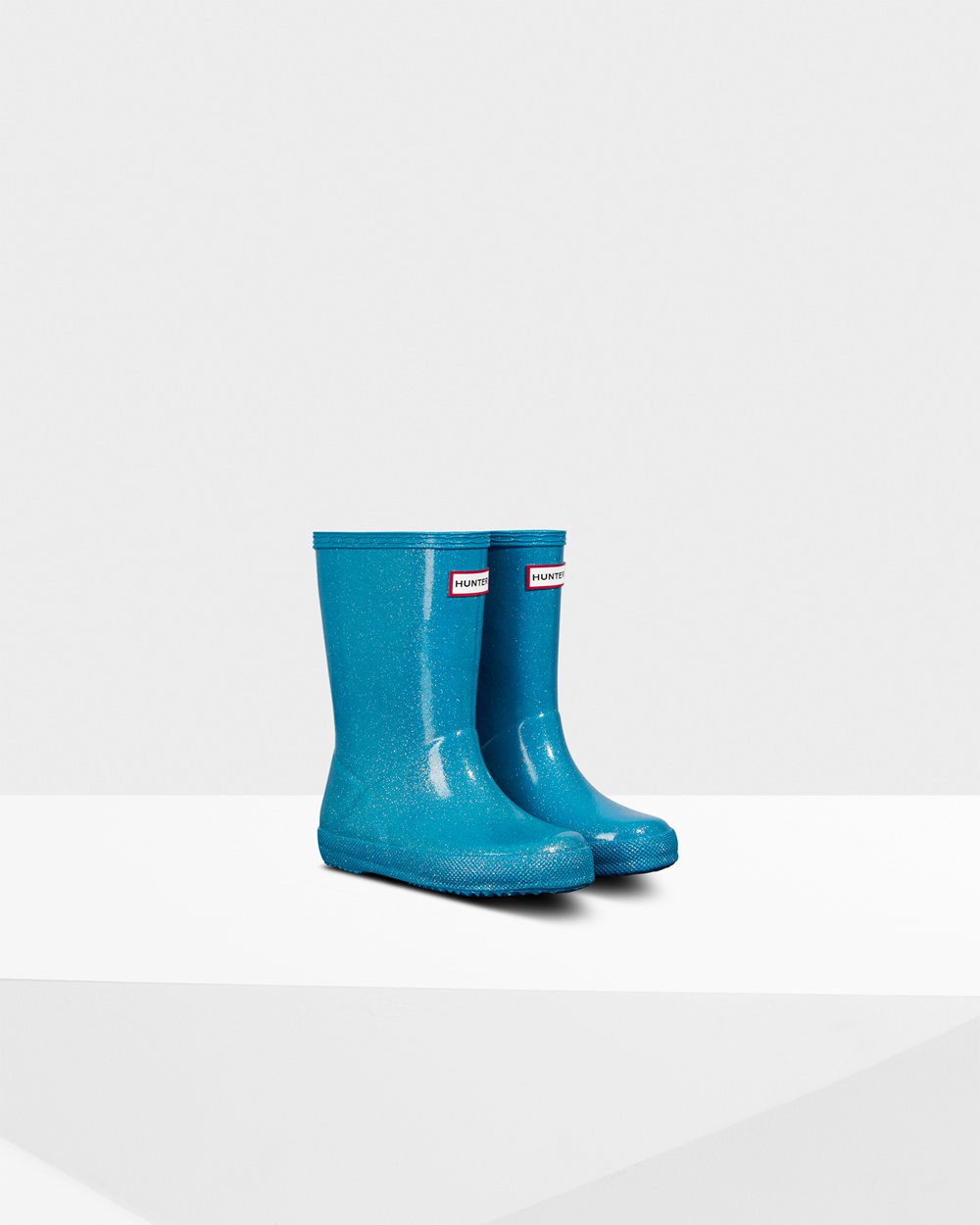 Botas de Lluvia Hunter Niños - Original First Classic Starcloud - Azules - DXMAPGR-89